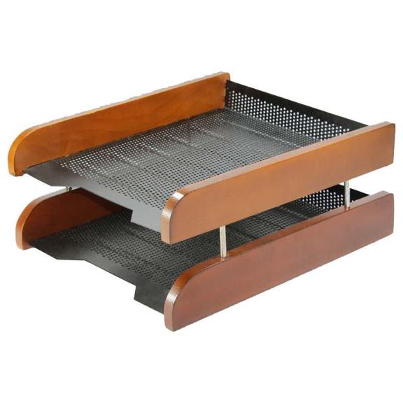 کازیه دو طبقه چوب و فلز