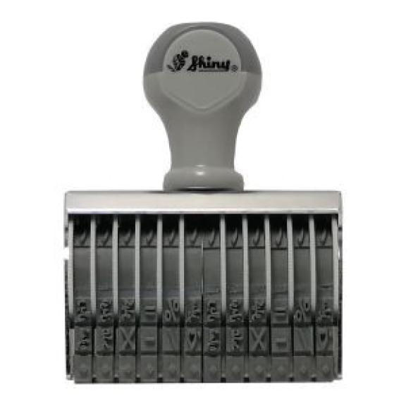 مهر شماره های لاتین و فارسی